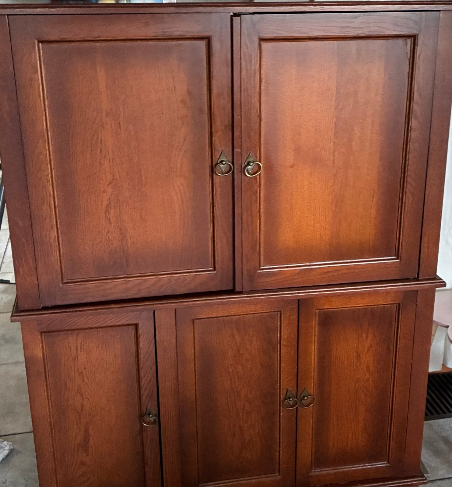 Bureau / kast Massieve kersen houten, Ophalen of Verzenden, Gebruikt