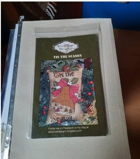 Origineel patroon - Christmas Clock Abby Rose Designs, Ophalen of Verzenden, Nieuw, Handborduren, Patroon
