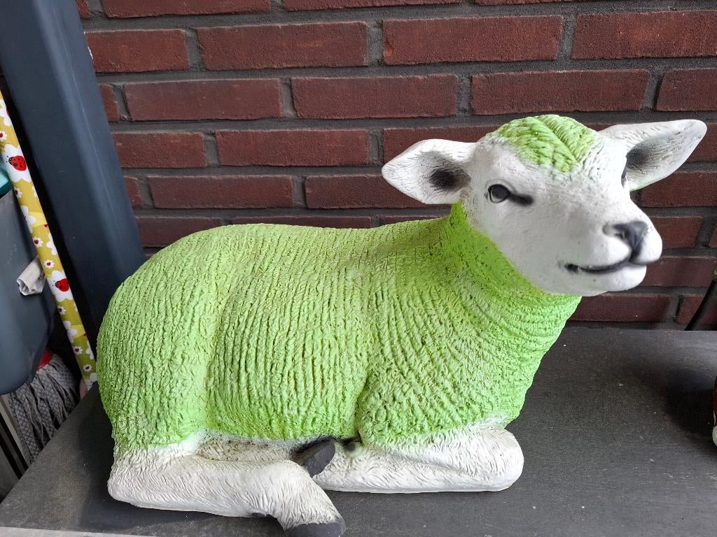 Tuindecoratie schaap, Ophalen, Gebruikt, Overige materialen, Dierenbeeld