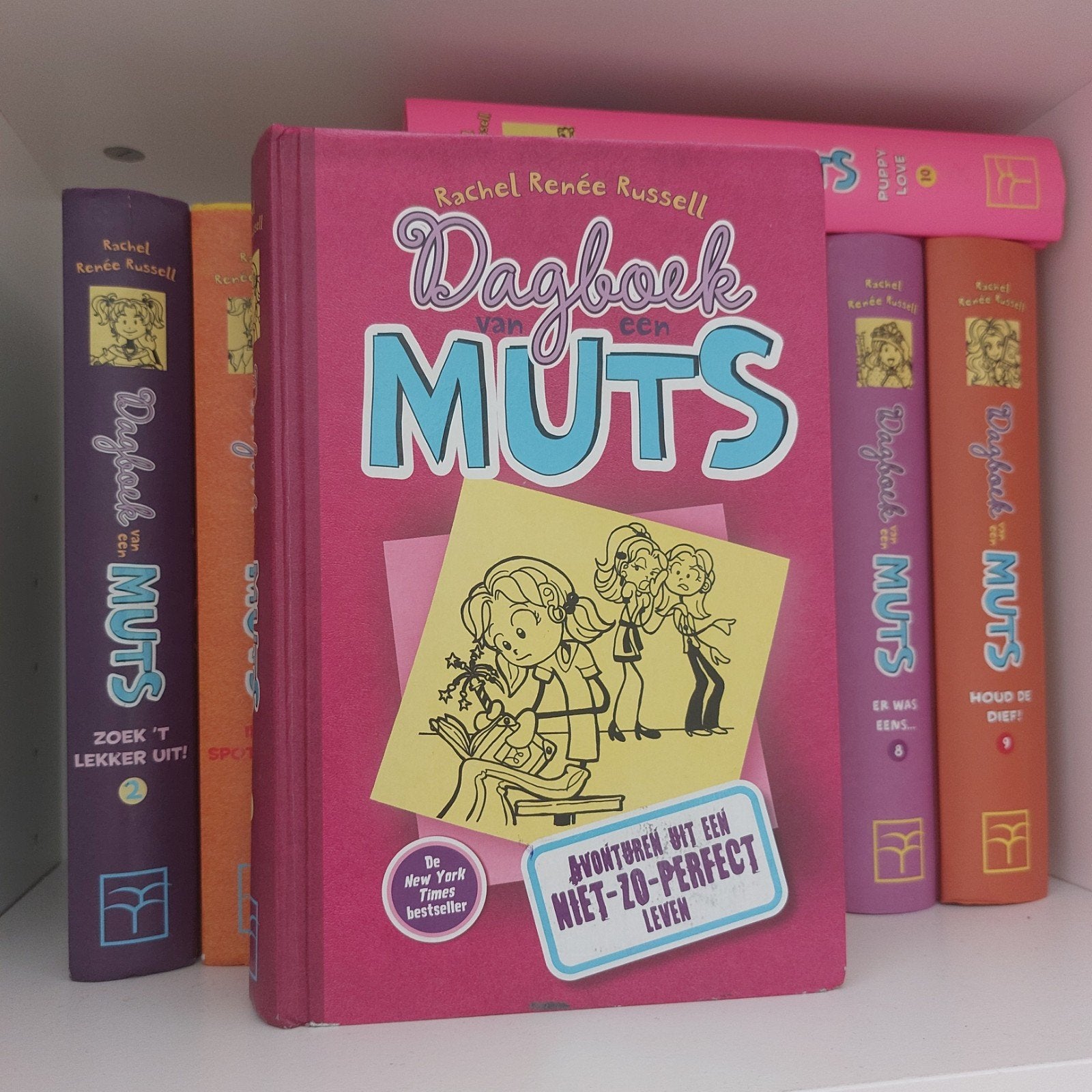 serie Dagboek van een Muts delen 1 tm 10, Ophalen of Verzenden, Zo goed als nieuw, Rachel Renée Russell, Fictie