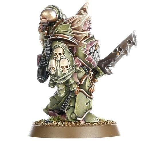 ETB Plague Marine Champion - Plasmagun and Powefist, Hobby en Vrije tijd, Wargaming, Met verf, Verzenden, Figuurtje(s), Warhammer 40000