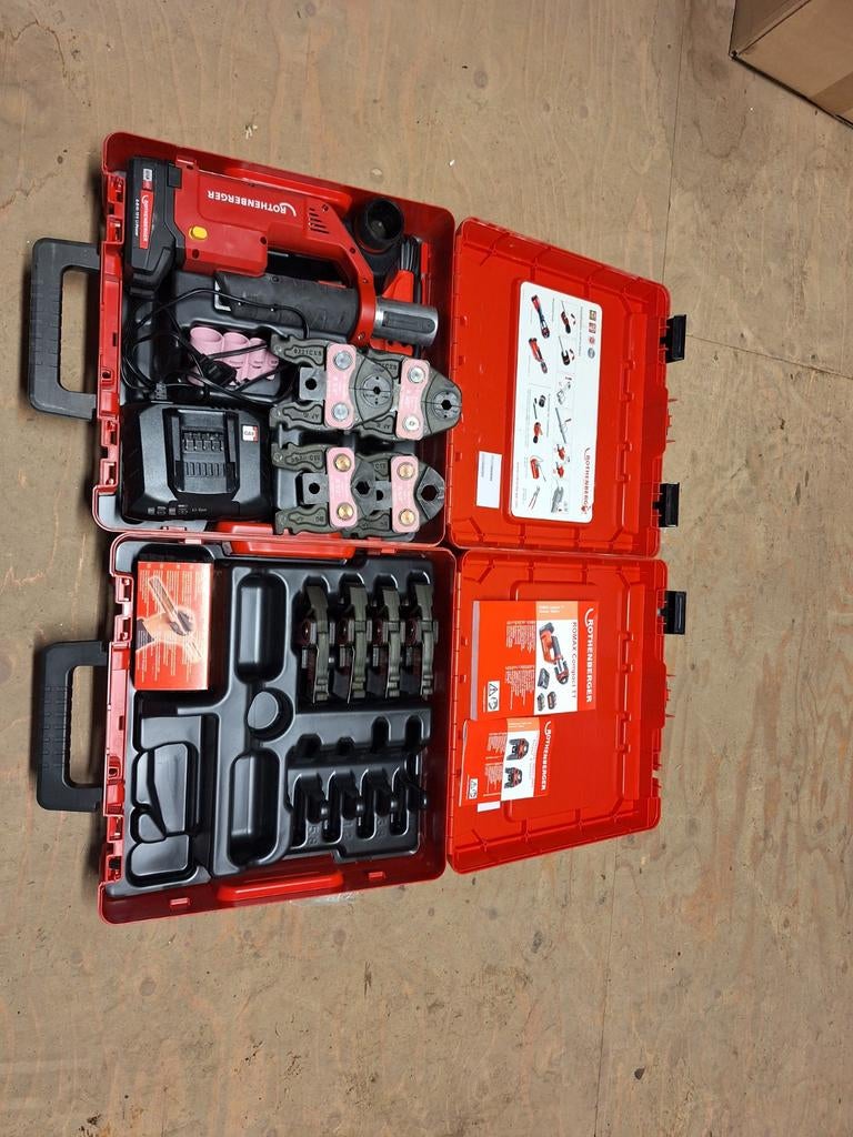 Rothenberger Romax Compact TT Perstang en accessoires., Doe-het-zelf en Verbouw, Gereedschap | Handgereedschap, Gebruikt, Ophalen