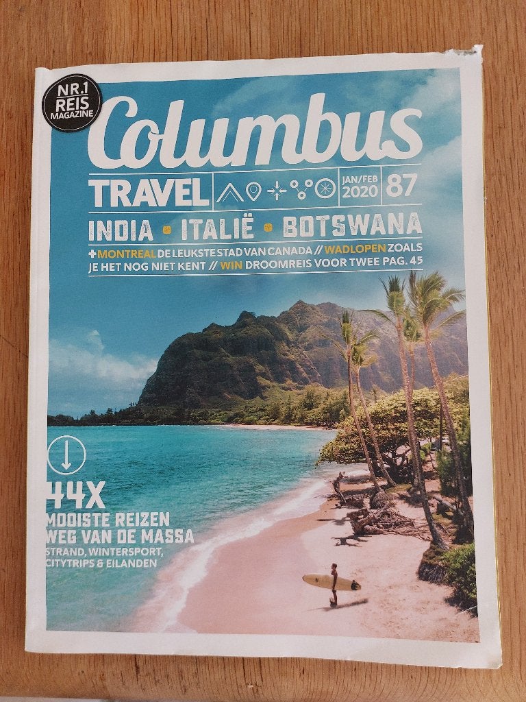 Columbus travel januari februari 2020 nummer 87, Ophalen of Verzenden, Zo goed als nieuw, Overige typen