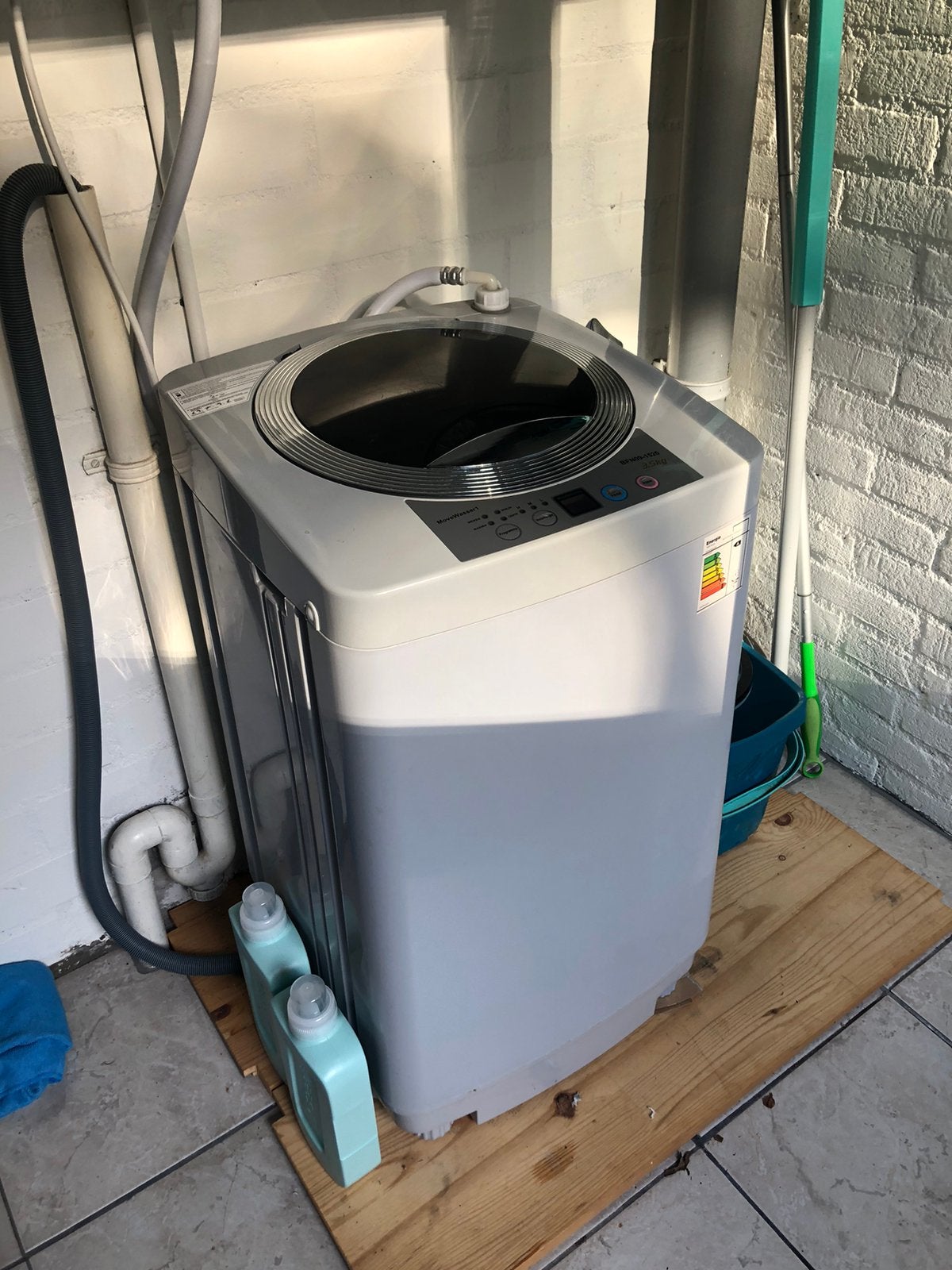Movewasser 1 - de perfecte kleine wasmachine, Ophalen, Gebruikt, Minder dan 85 cm, Minder dan 4 kg
