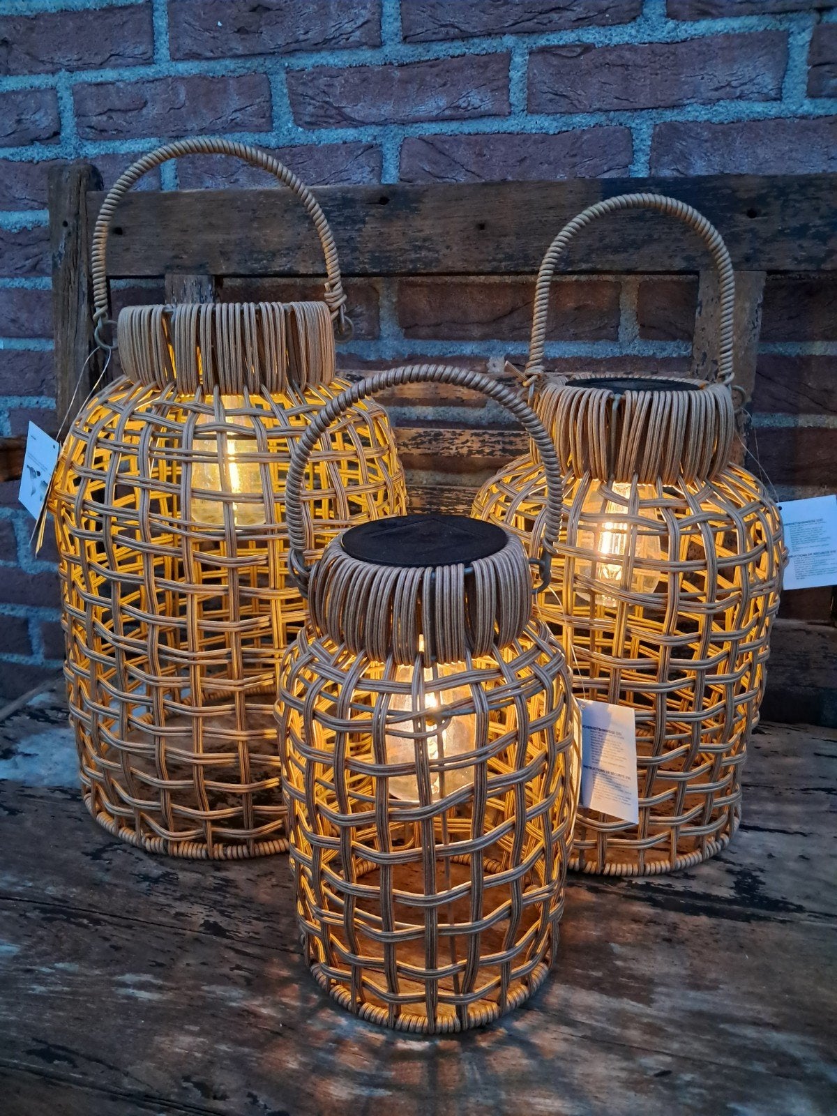 Solar lantaarns kunnen staan of hangen ️
- 26cm hoog €16,, Ophalen of Verzenden, Nieuw, Overige materialen
