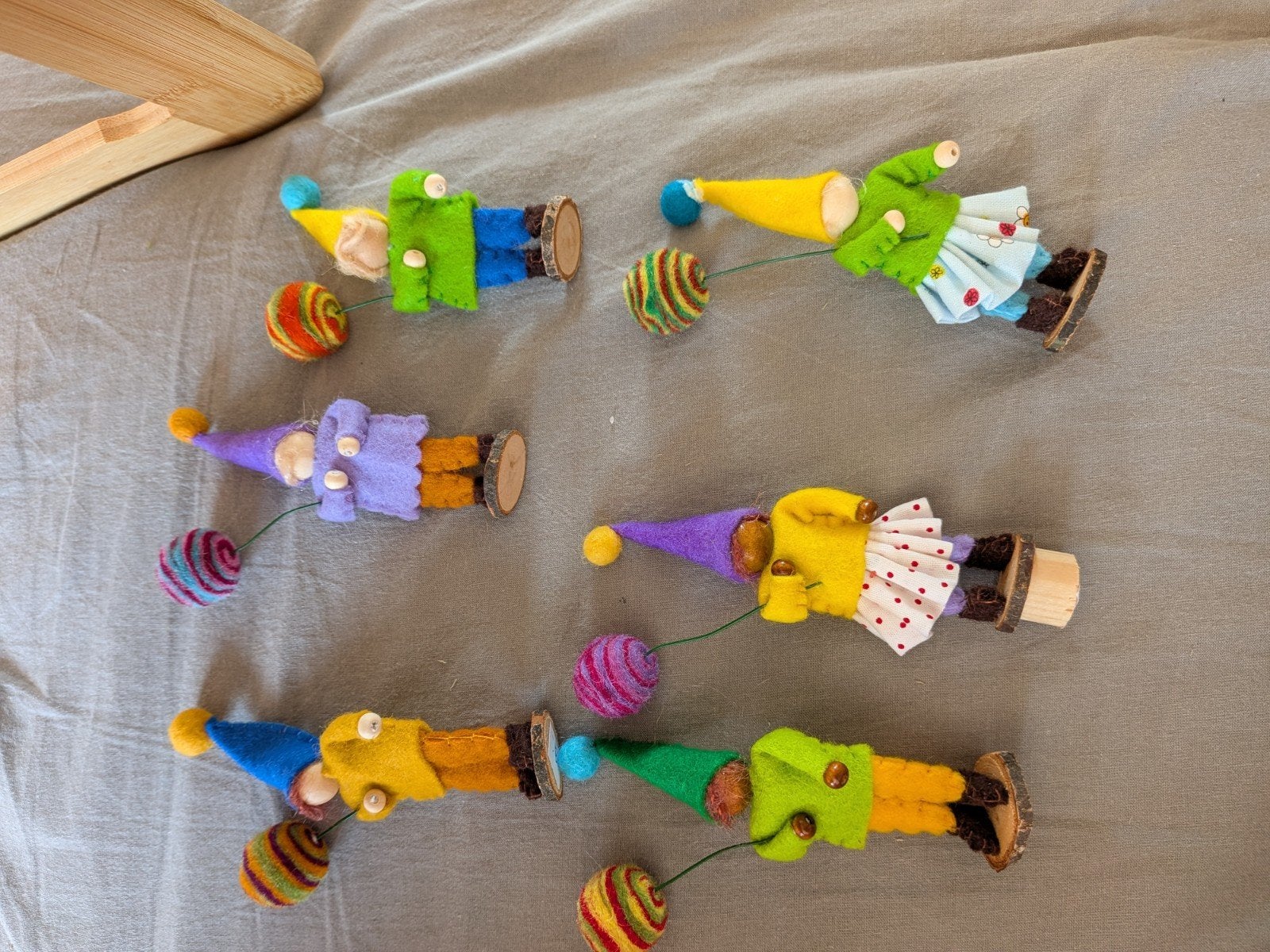 verjaardags kindjes, Hobby en Vrije tijd, Vilt, Ophalen of Verzenden, Figuurtje(s)