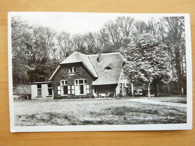 t Jachthuis Dependance van hotel De zwarte boer 1960, Ophalen of Verzenden, 1940 tot 1960, Gelopen, Gelderland