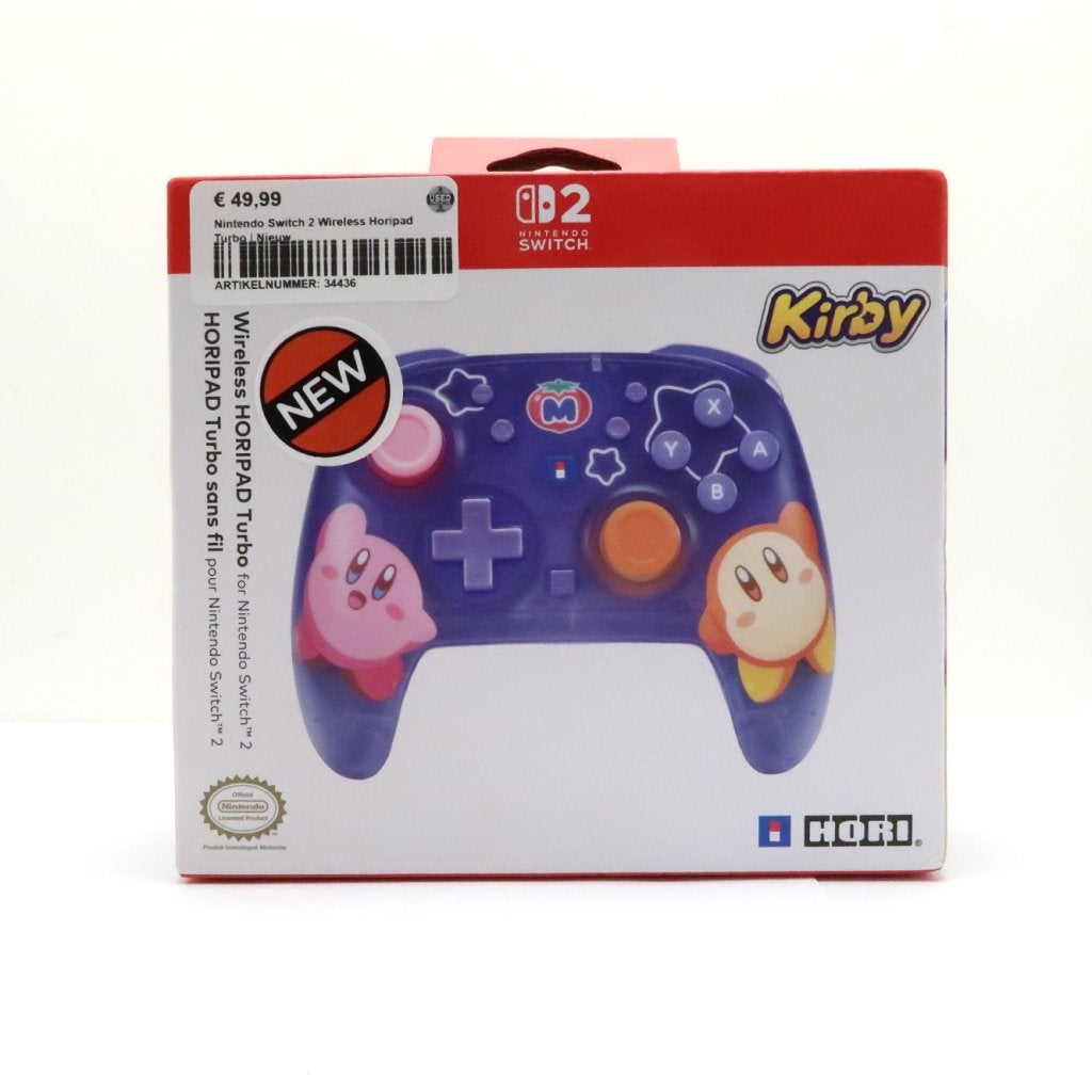 Nintendo Switch 2 Wireless Horipad Turbo | Nieuw, Nintendo, Nieuw, Support@nintendo.com, 11-1 Hokotate-cho, Kamitoba, Minami-ku
Kyoto 601-8501
Japan