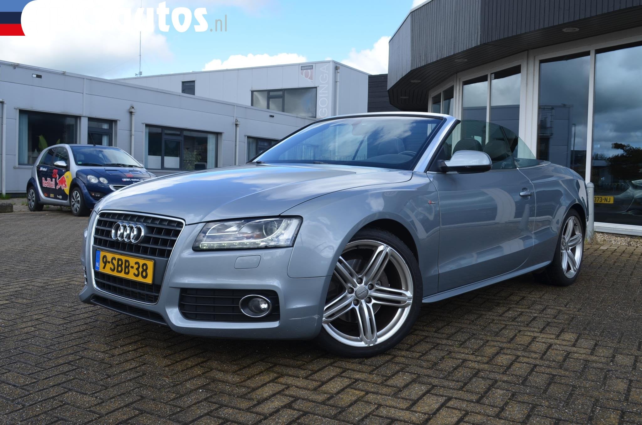 Audi A5 Cabrio 2.0 TFSI 3x S-Line Edition Bang&Olufsen, Auto's, Gebruikt, Zwart, 4 cilinders, Bedrijf