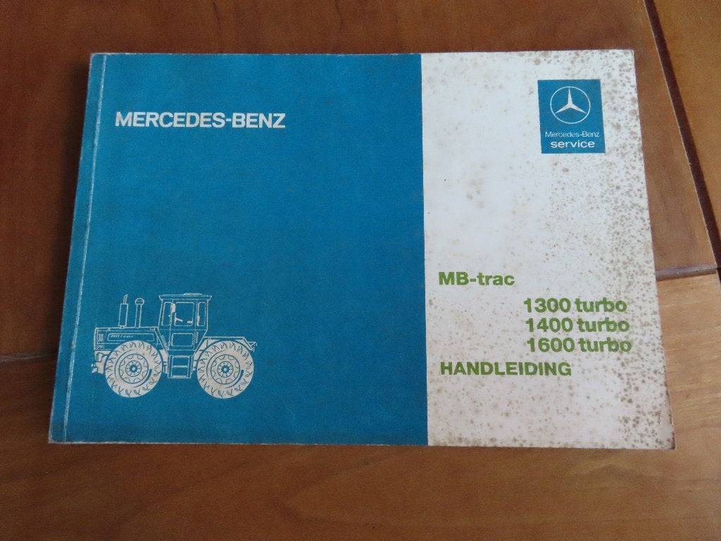 NL instructieboek Mercedes MB Trac 443 1300, 1400, 1600 1987, Ophalen of Verzenden