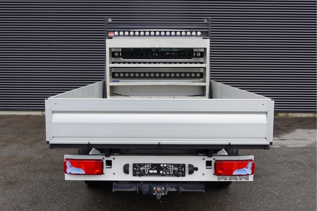 MAN TGE 180pk Automaat Open laadbak Dubbele cabine Apple Car, Auto's, Voorwielaandrijving, Gebruikt, 4 cilinders, Wit