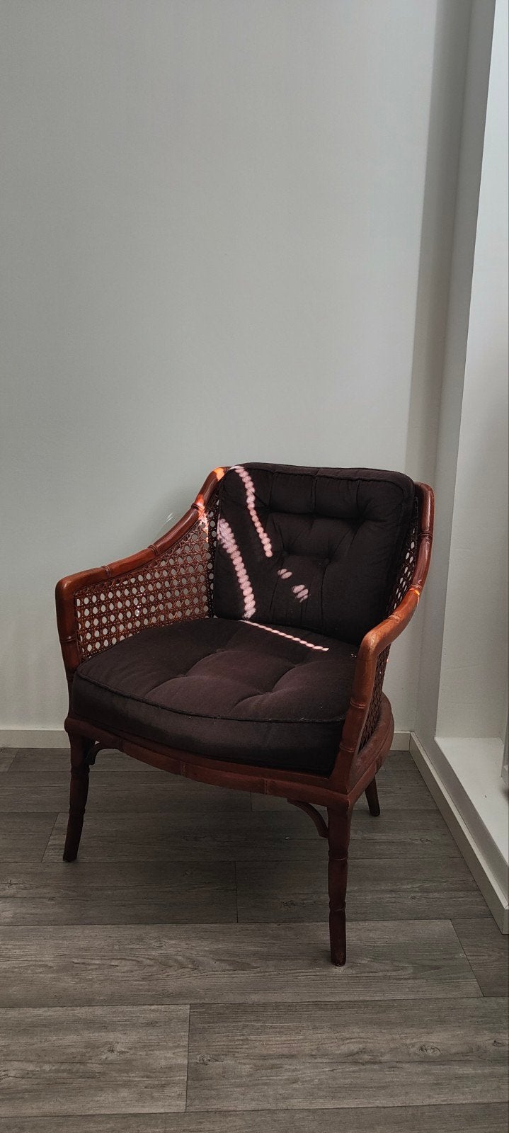 Vintage chair, Ophalen, Zo goed als nieuw, Bruin, Eén