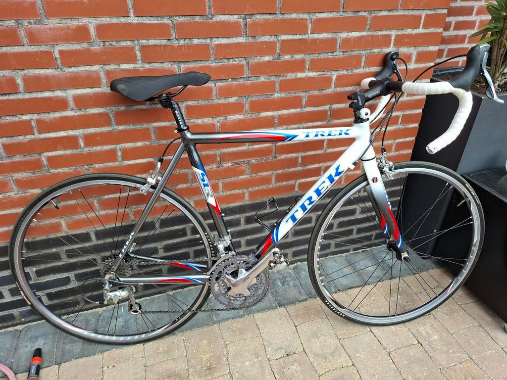 Trek racefiets, Fietsen en Brommers, Fietsen | Racefietsen, Gebruikt, Aluminium, Meer dan 20 versnellingen, 53 tot 57 cm