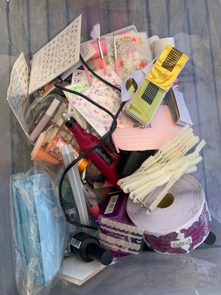 Nagelspullen, Ophalen of Verzenden, Gebruikt, Overige kleuren, Handen en Nagels