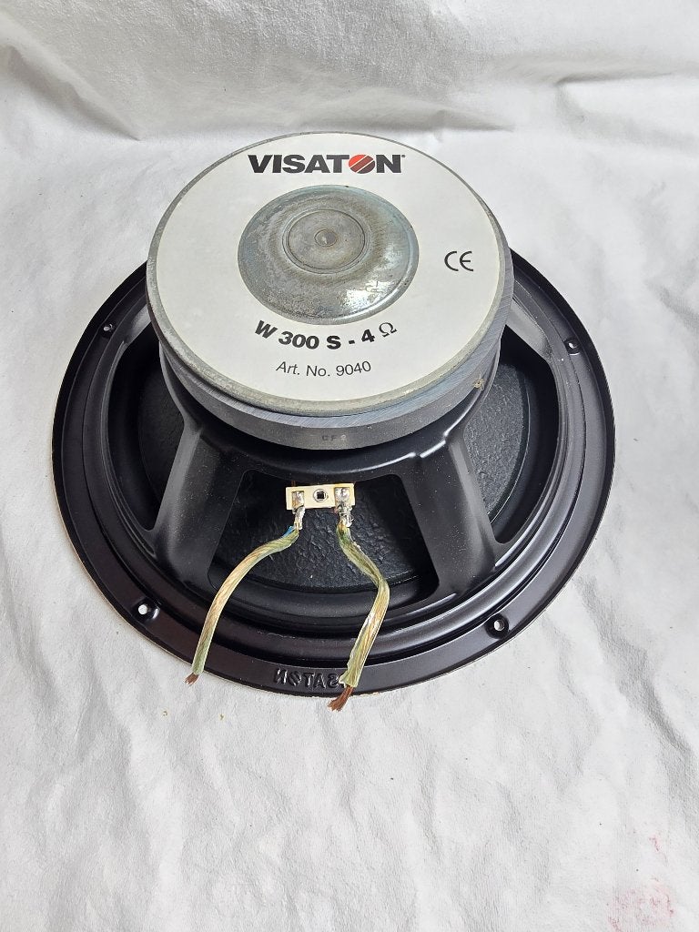 visaton bas speaker w300 s  (9040), Gebruikt, Subwoofer, 120 watt of meer, Ophalen