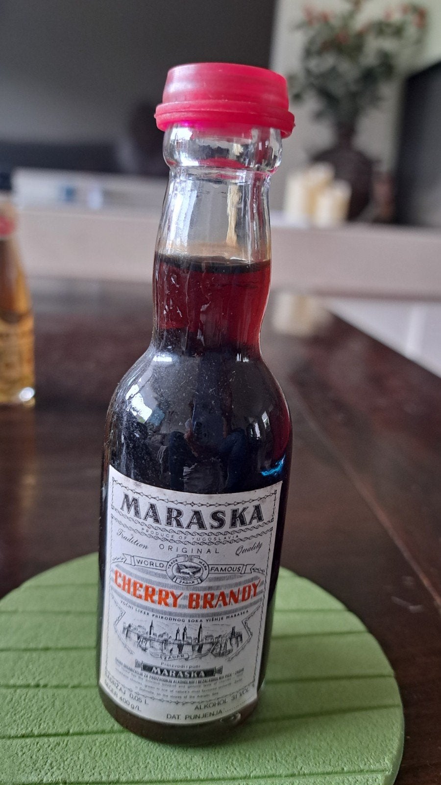 Maraska Cherry Brandy - Vintage Miniatuurflesje, Verzamelen, Ophalen of Verzenden, Nieuw