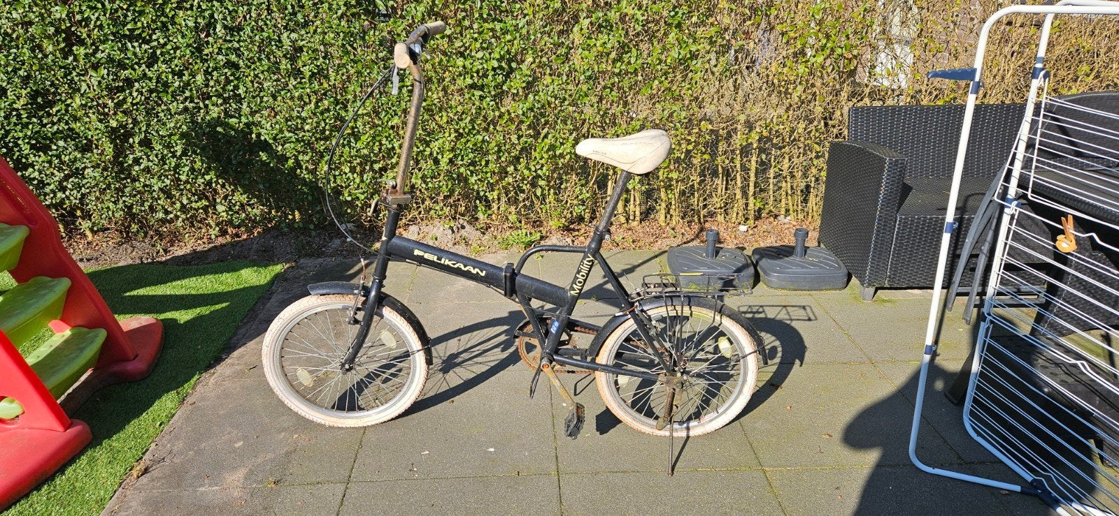 Pelikaan Vouwfiets - Handig en Compact, 20 inch of meer, Gebruikt, Velgrem, Totaal opvouwbaar