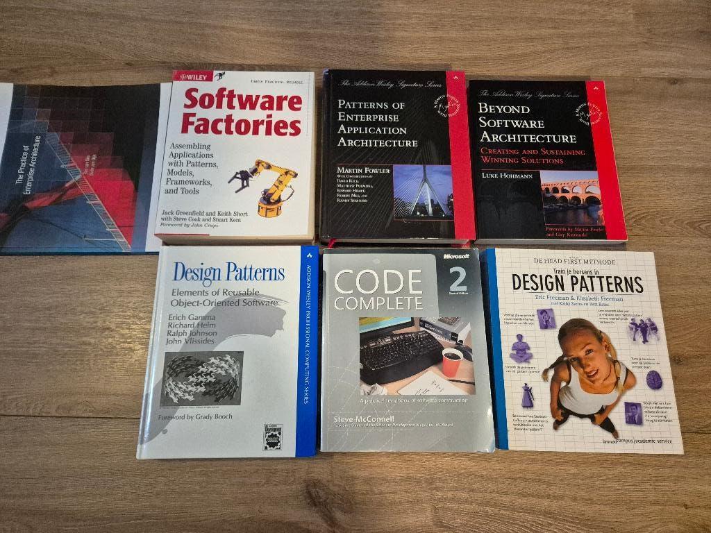 Software architecture en Design Patterns boeken, Boeken, Informatica en Computer, Gelezen, Software, Ophalen of Verzenden
