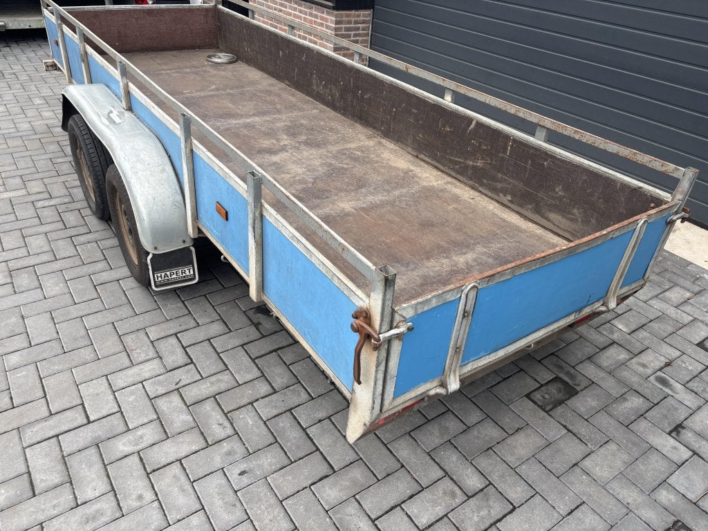 Tandemasser bakwagen aanhanger aanhangwagen 4 meter, Gebruikt