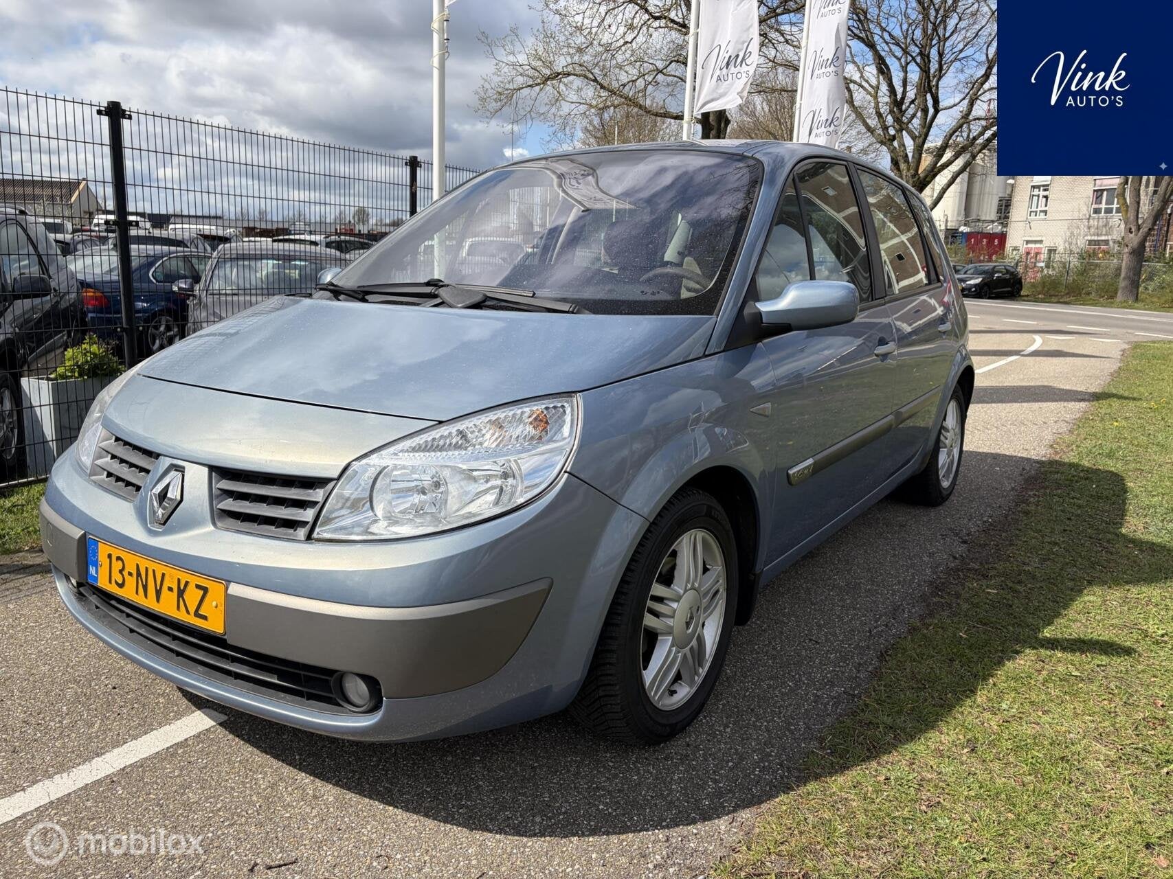 Renault Scenic 1.6-16V Dynamique Comfort | Distributieriem v, Voorwielaandrijving, Gebruikt, 4 cilinders, Blauw
