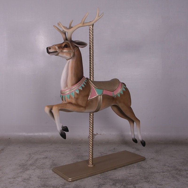 Christmas Carousel Rendier hoogte 182.9 cm - kerstmis, Diversen, Kerst, Ophalen, HorecaBeelden, Nieuw, HorecaBeelden