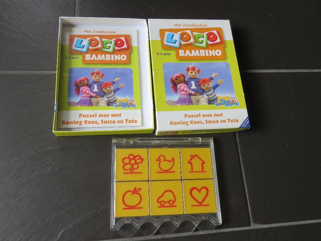 Bambino loco basisset puzzel mee met koning Koos Sassa Toto, Ophalen of Verzenden, Gebruikt, Puzzelen