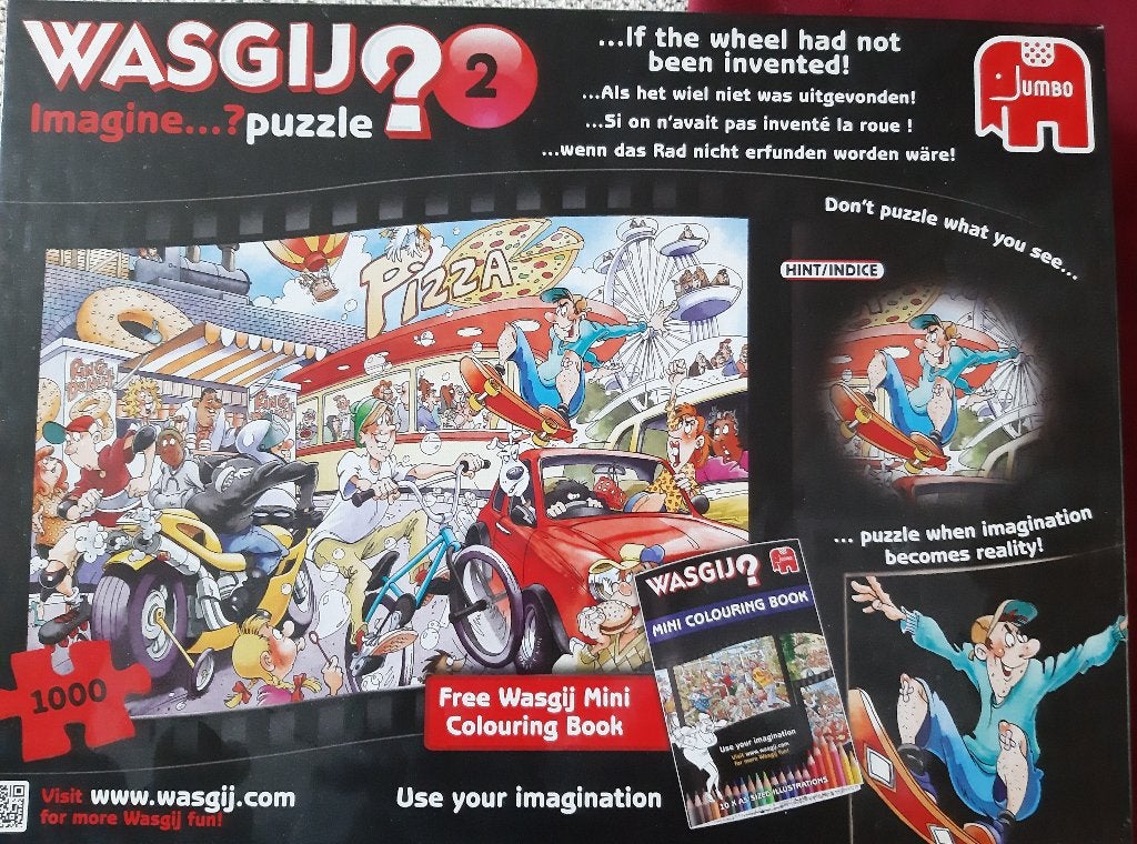 wasgij puzzel imagine, Ophalen of Verzenden, 500 t/m 1500 stukjes, Zo goed als nieuw, Legpuzzel