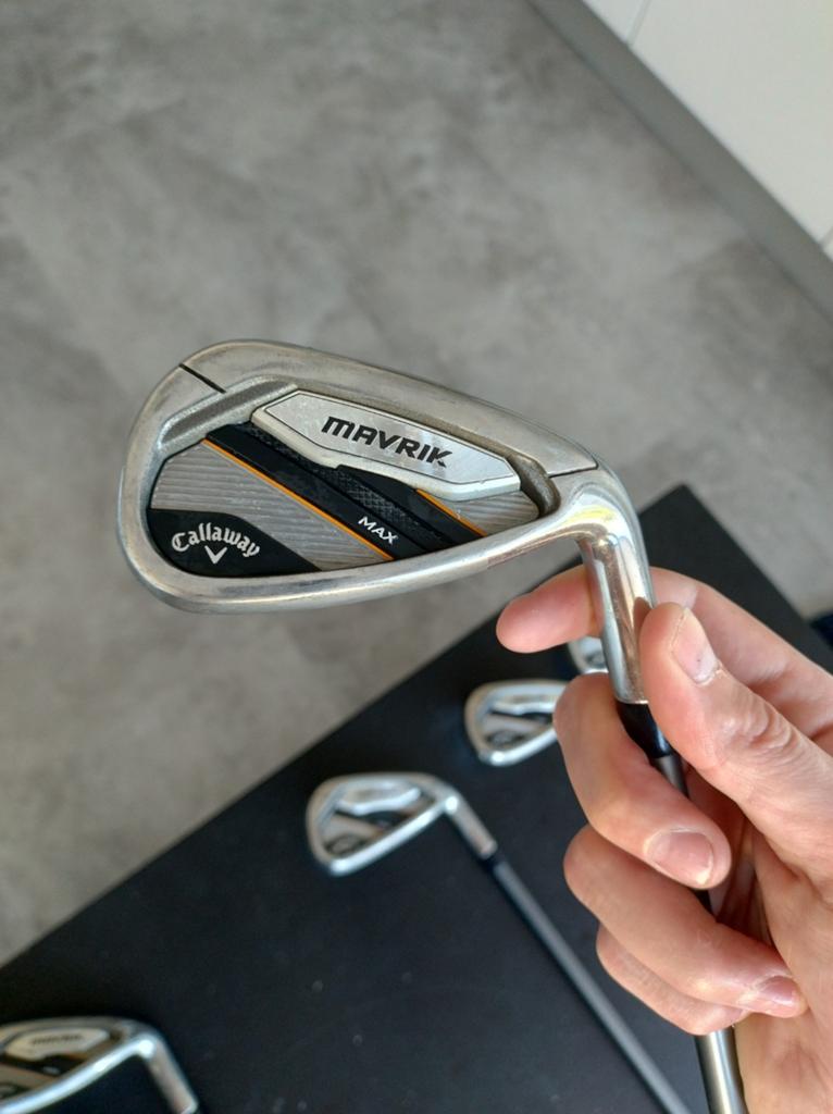 Callaway Mavrik Max ijzers heren (5,7,8,9,PW,SW), Ophalen of Verzenden, Gebruikt, Set, Callaway