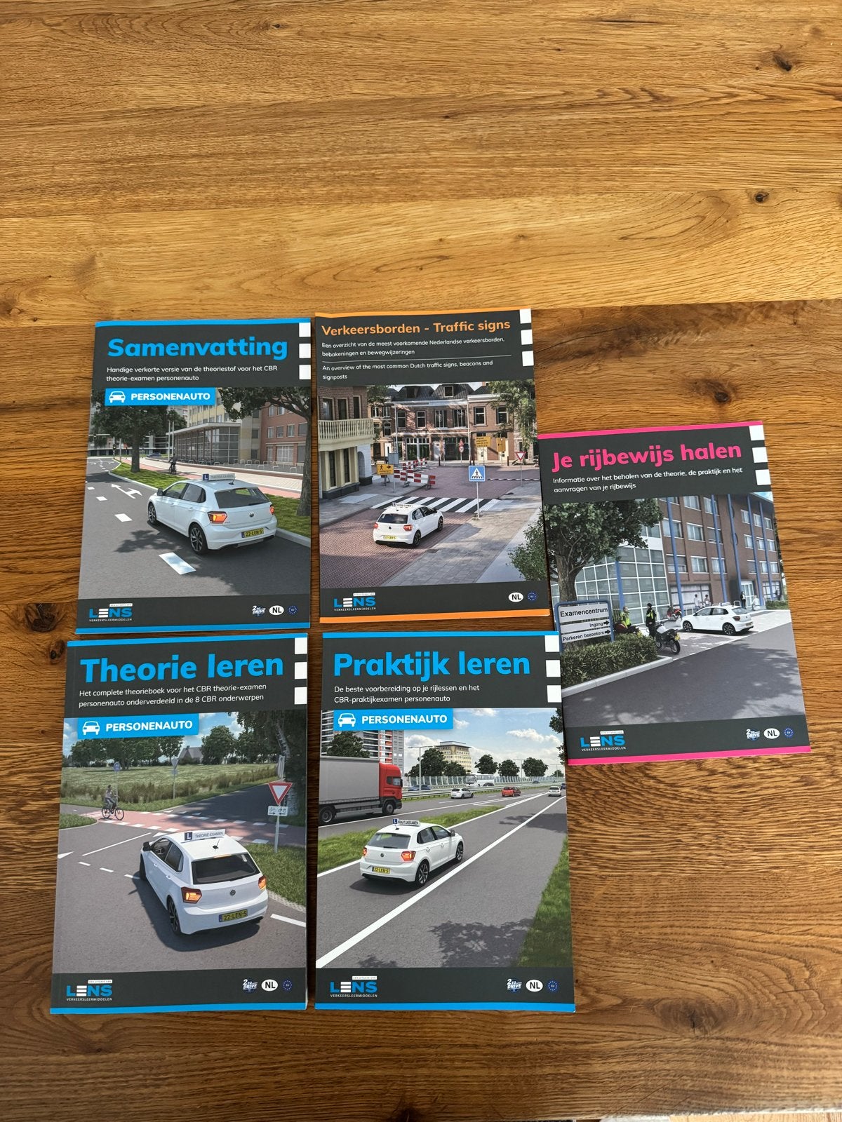 Rijbewijs theorieboeken set - Personenauto, Boeken, Ophalen of Verzenden, Zo goed als nieuw, Overige niveaus