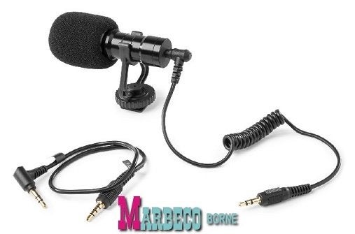 Vlog microfoon, Camera en Telefoon condensator microphone, Vonyx, Overige typen, Nieuw, Info@marbeco.nl