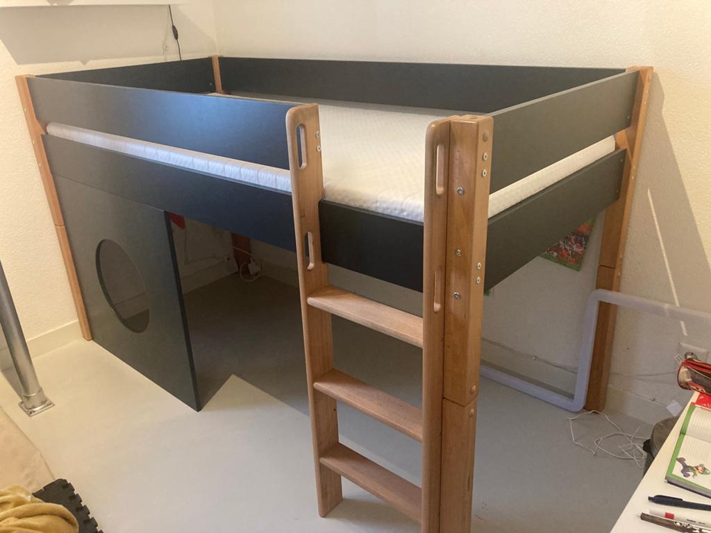 Complete kinderkamer Snuggle halfhoogslaper en kledingkast, Ophalen, Tweepersoons, Hoogslaper