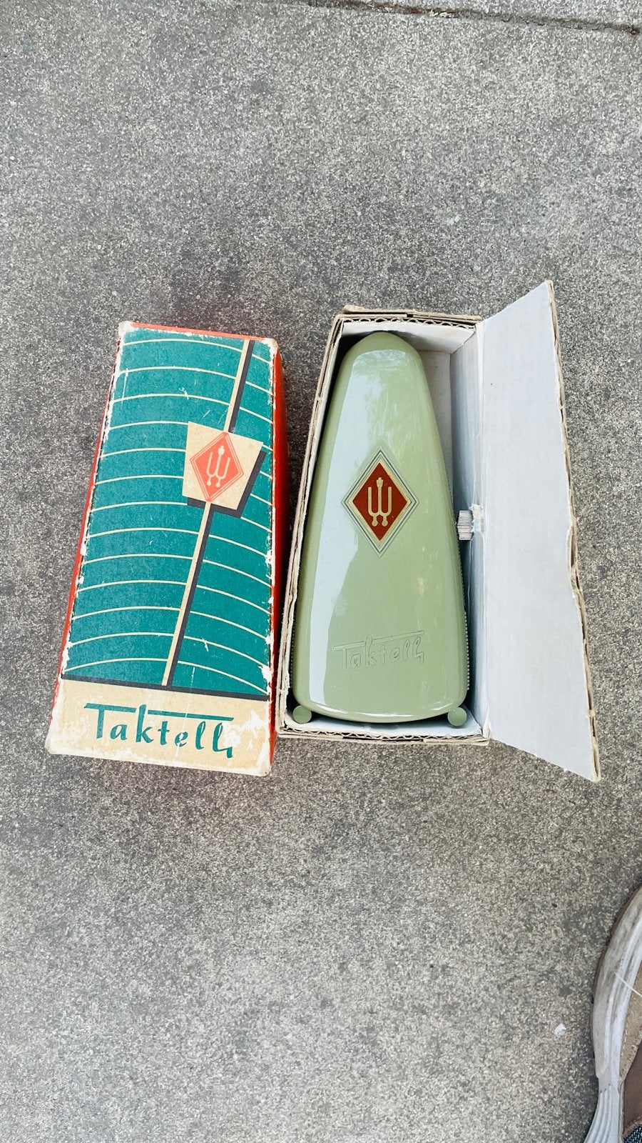 Vintage Taktell Metronoom met Originele Doos, Muziek en Instrumenten, Overige Muziek en Instrumenten, Ophalen, Zo goed als nieuw
