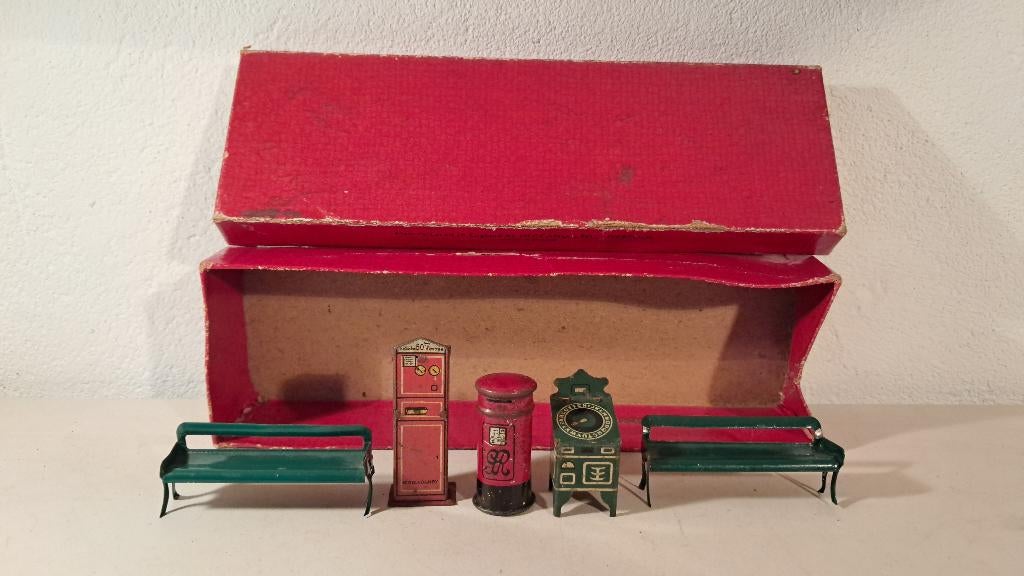 Spoor 0 hornby accessoires kaartautomaten doos no3 1924-41, Antiek en Kunst, Antiek | Speelgoed, Ophalen of Verzenden