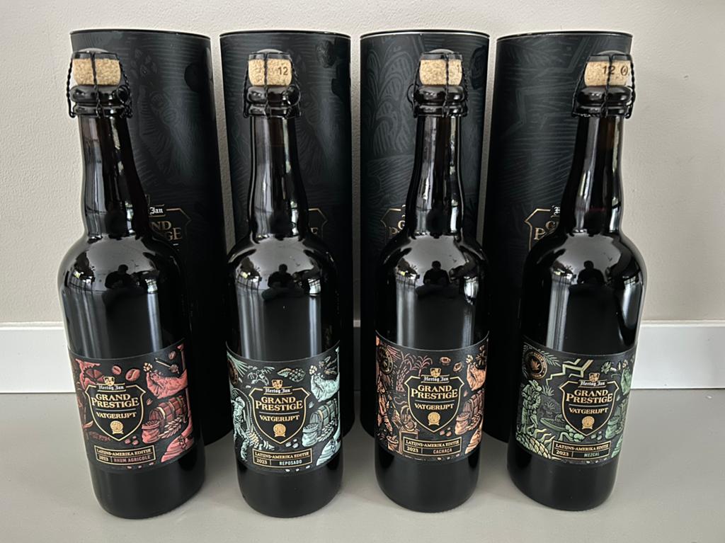 Hertog Jan Vatgerijpt - Latijns Amerika editie 2023, Verzamelen, Biermerken, Ophalen, Zo goed als nieuw, Flesje(s), Hertog Jan