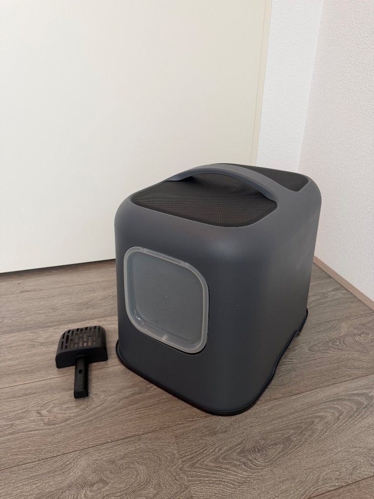 Rotho kattenbak Antraciet, Ophalen of Verzenden, Zo goed als nieuw, Gesloten