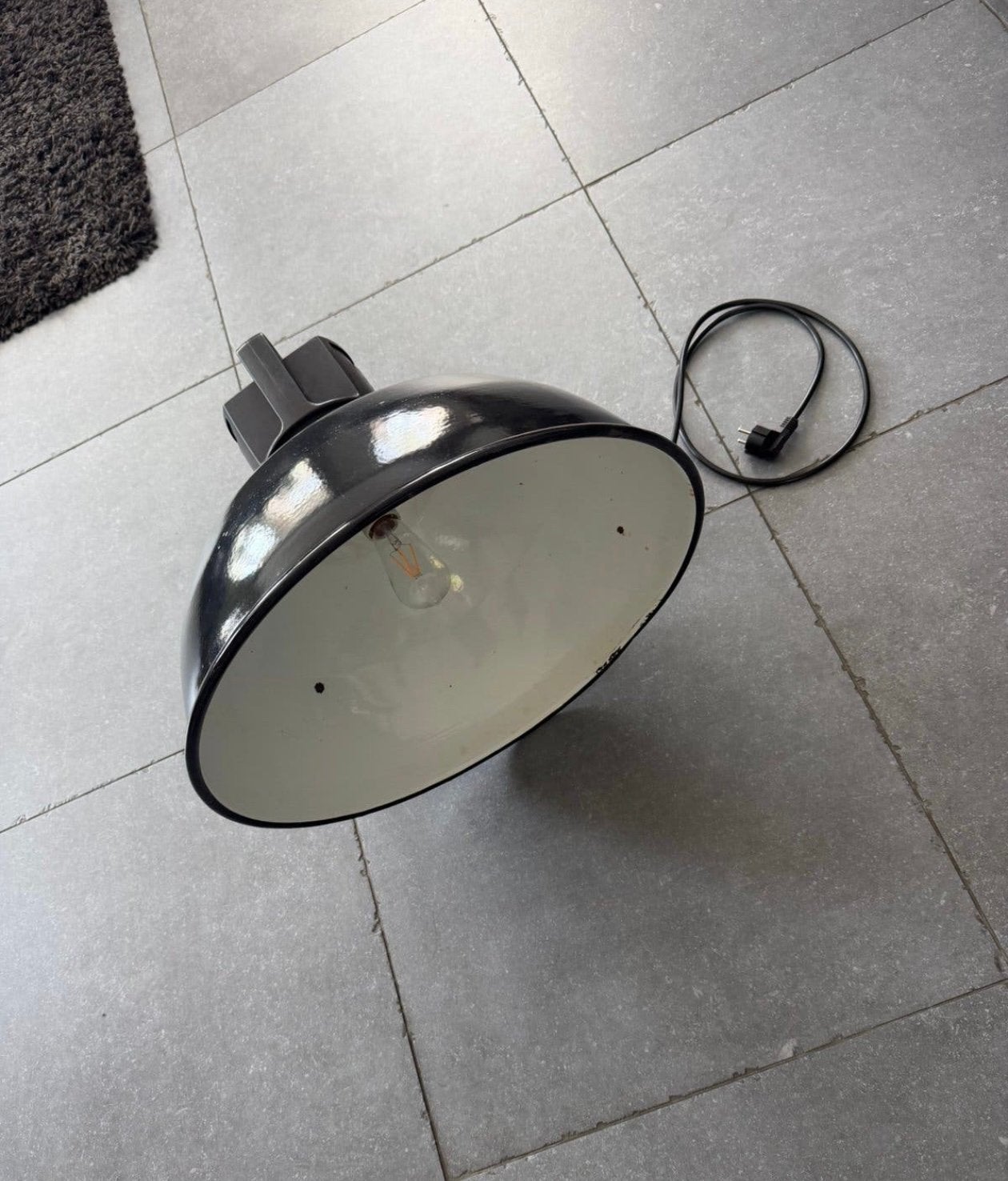Industriële hanglampen VINTAGE, Huis en Inrichting, Lampen | Hanglampen, Ophalen, Overige materialen, Gebruikt, Fabriek
