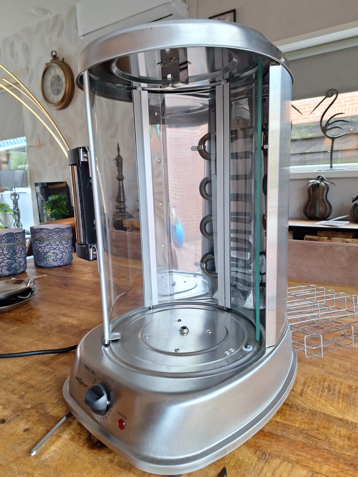 OneConcept Kebab Grill / Rotisserie Oven, 50 tot 55 cm, Minder dan 45 cm, Verzenden, Oven met grill
