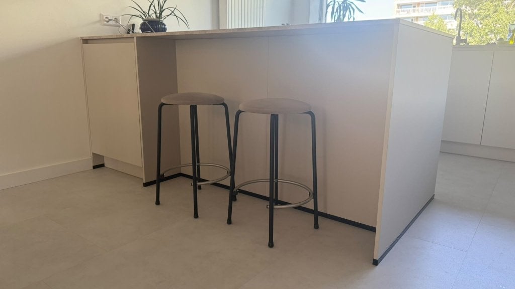 Barkrukken, Ophalen, Met voetsteun, 60 tot 90 cm, Zo goed als nieuw