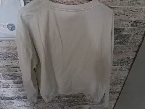 Beige Mickey mouse trui Maat L h3, Maat 38/40 (M), Primark, Beige, Onbekend