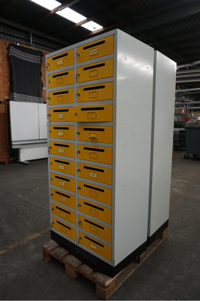 Dubbele locker brievenbuslocker kluisjeskast kluisjes, Huis en Inrichting, Kasten | Lockerkasten, Niet ingevuld, Gebruikt, Niet ingevuld