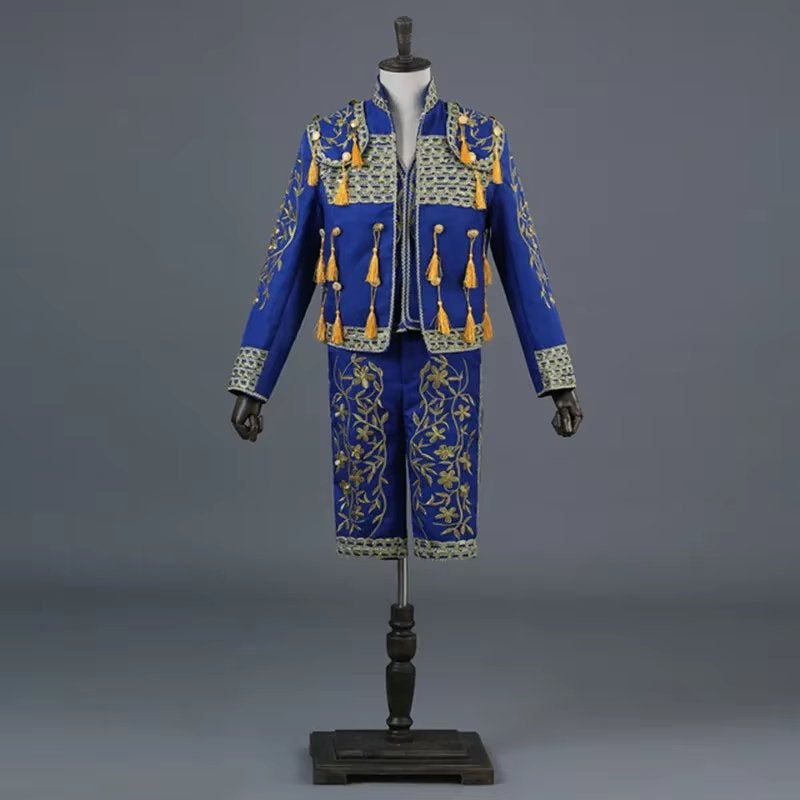 Blauw heren matador kostuum (stierenvechter), Verzenden, Nieuw