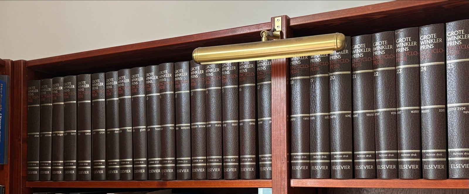 Complete Grote Winkler Prins Encyclopedie - 8e druk (25 dele, Boeken, Encyclopedieën, Ophalen, Zo goed als nieuw, Algemeen, Complete serie