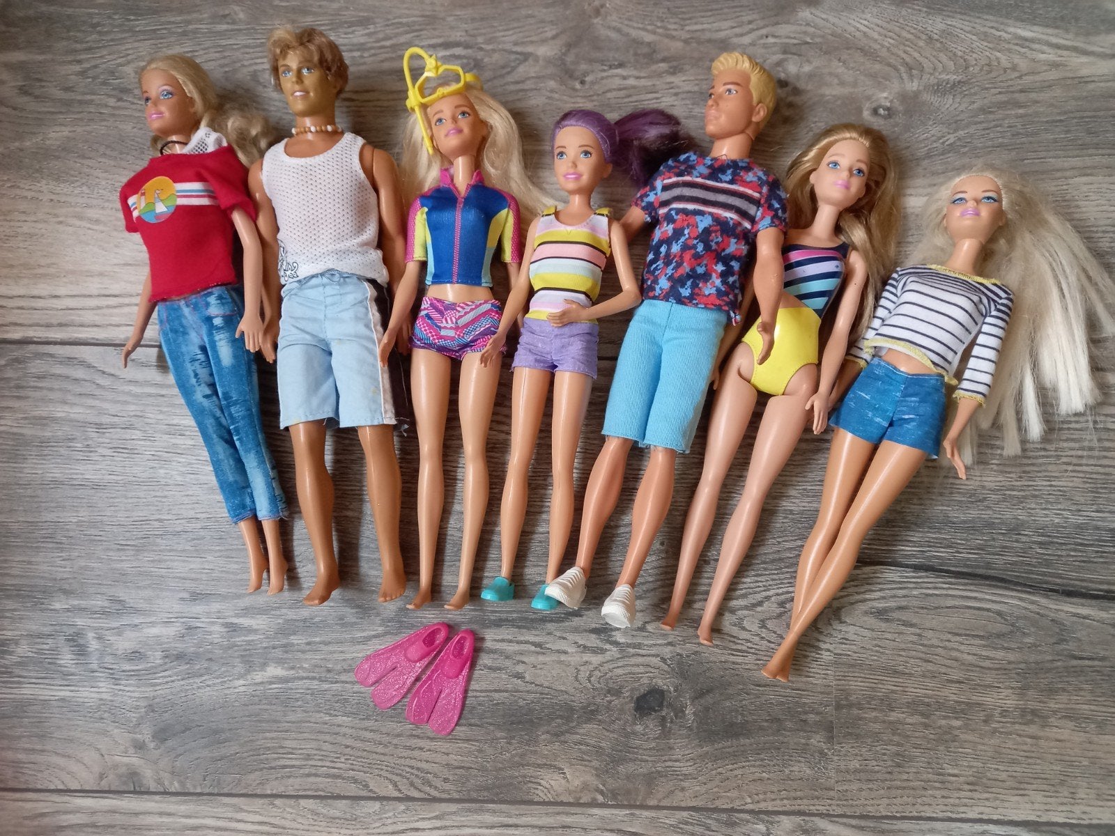 Barbie en Ken poppen - Diverse sets en kleding, Ophalen of Verzenden, Gebruikt, Barbie