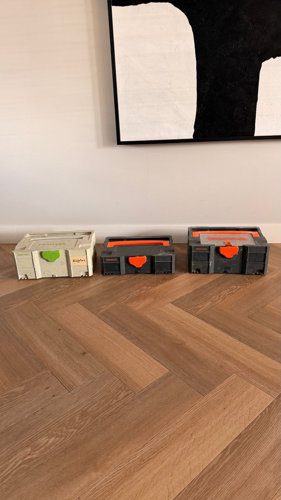Festool en protool Systainers - Set van 3, Ophalen of Verzenden, Gebruikt