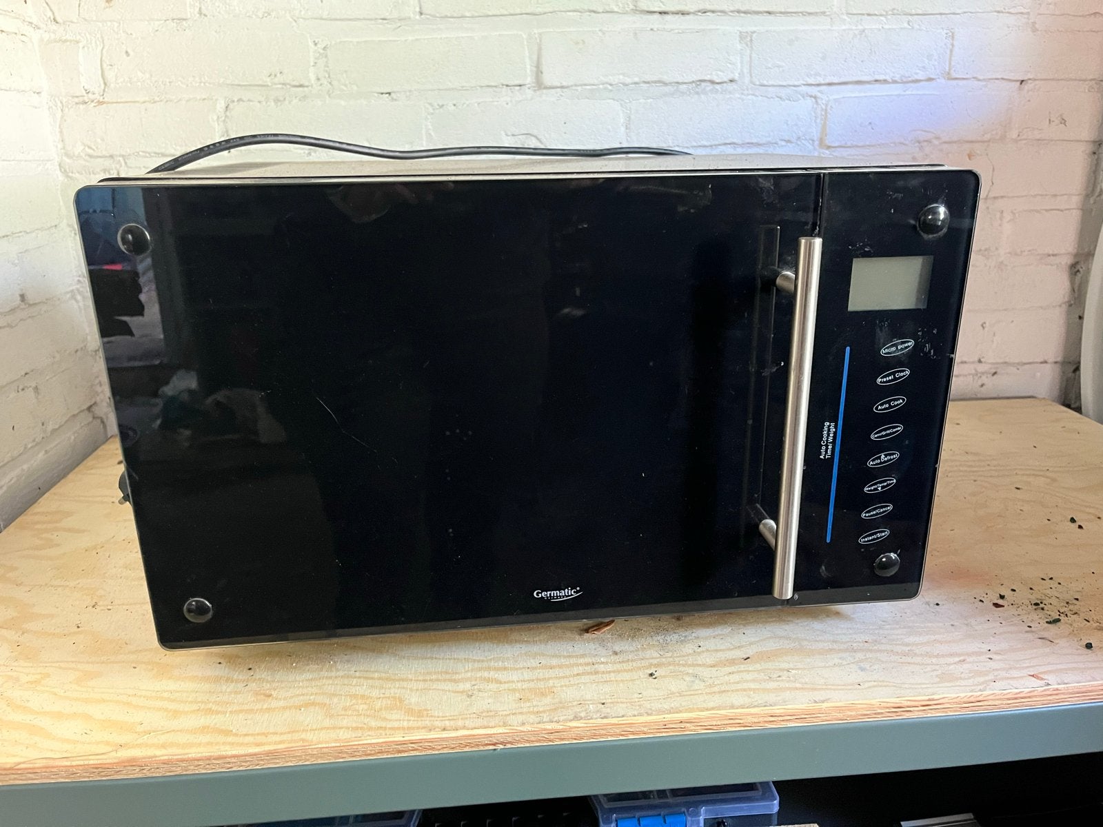 Germatic Combimagnetron - Vrijstaand, Witgoed en Apparatuur, Ophalen, Combimagnetron, Gebruikt, Draaiplateau