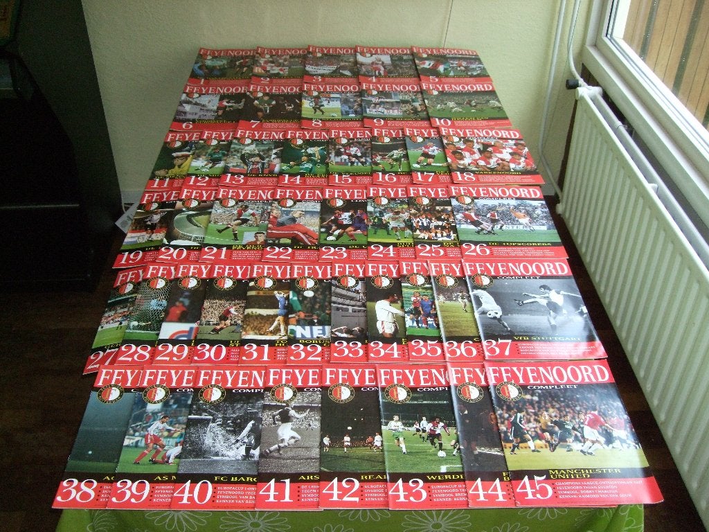 Feyenoord compleet - alle tijdschriften - deel 1 t/m 45, Ophalen of Verzenden, Zo goed als nieuw, Feyenoord, Boek of Tijdschrift
