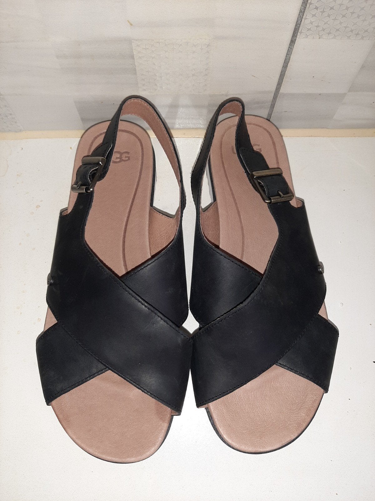 UGG sandalen nieuw, UGG, Verzenden, Zwart, Nieuw