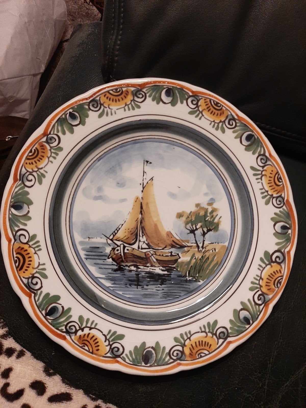 Oude schotel / tegel, Antiek en Kunst, Ophalen of Verzenden