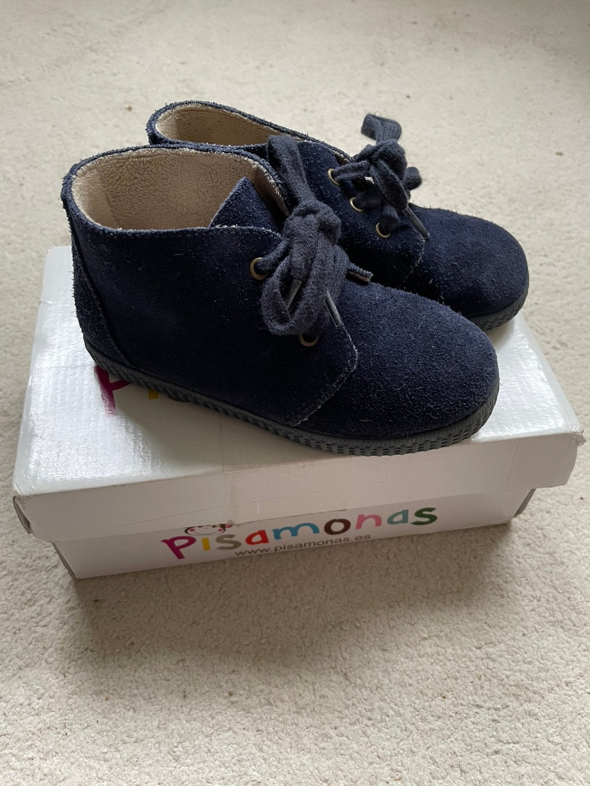 Blauwe suede pisamonas veterschoen maat 26, Kinderen en Baby's, Kinderkleding | Schoenen en Sokken, Jongen of Meisje, Schoenen