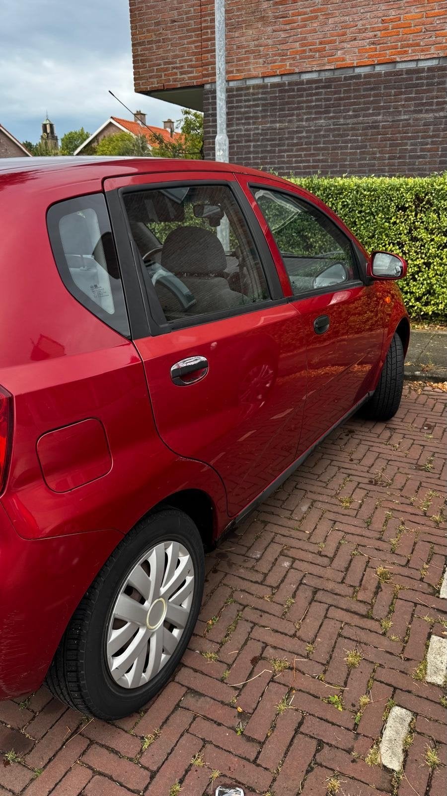 Daewoo Kalos 1.4 16V AUTOMATIC 2003 Rood 185.000 km., Auto's, 40 €/maand, 4 cilinders, 93 pk, Particulier